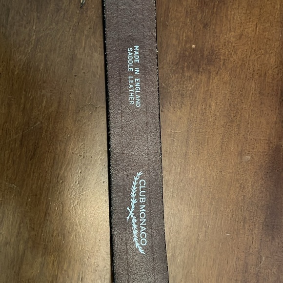 Club Monaco Leather Belt - Picture 4 of 6